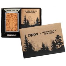 Zippo Woodchuck Cherry Tiger Head lighter